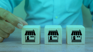 empresário com franquias